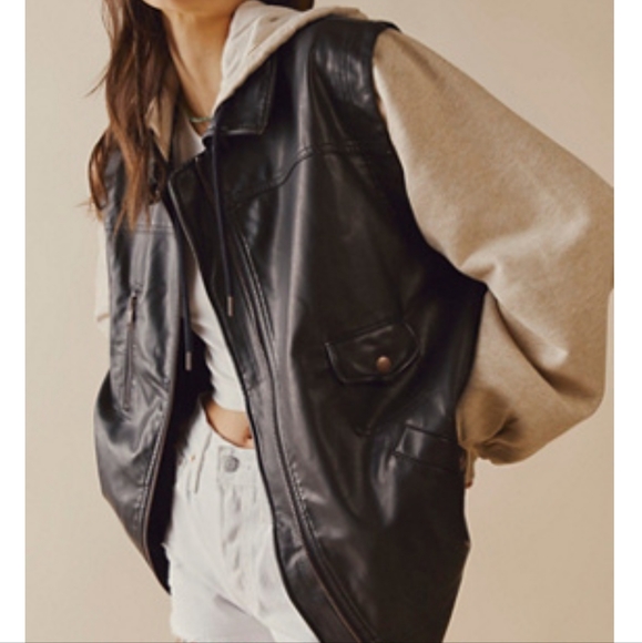 NWT FREE PEOPLE Sweet Nothings Vegan Jacket WOMEN'S M - Picture 3 of 12